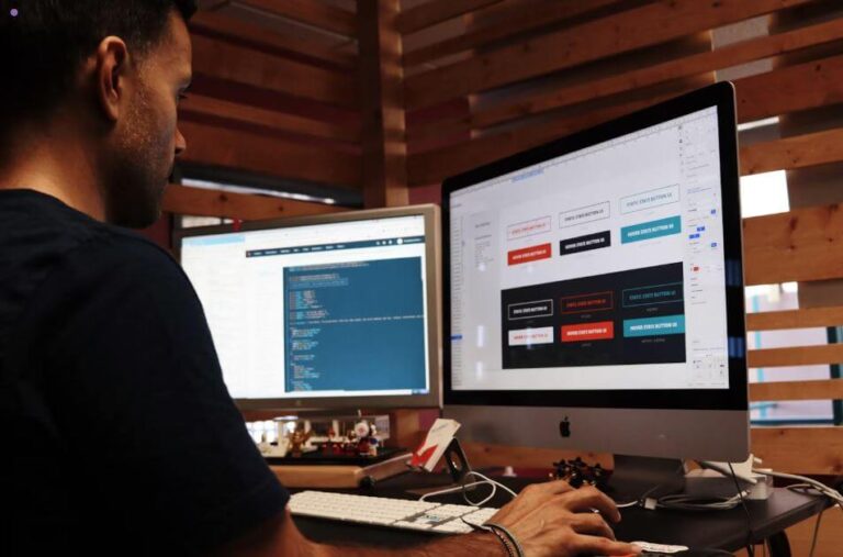 Responsive web design ensuring a seamless user experience across desktop, tablet, and mobile devices